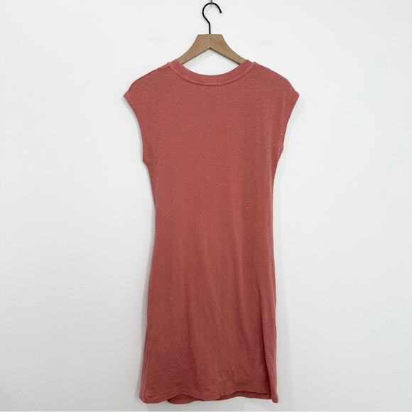 Sundry Side Tie Dress in Dusty Rose Size 1 Small Casual Classic Preppy - Picture 2 of 6